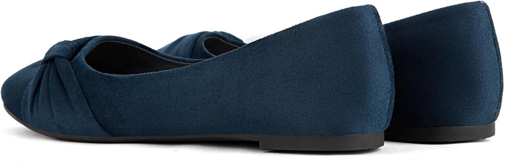 womens flats shoes faux suede round toe ballet dressy flats comfortable slip on walking shoes